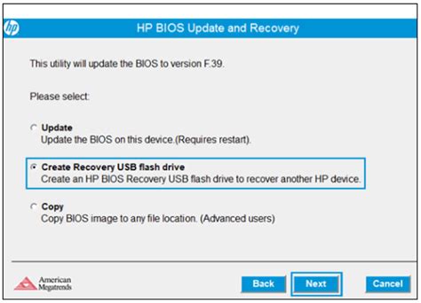 hp bios update and recovery download|Bios download to a usb drive for a restore .